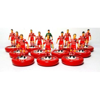 Subbuteo Andrew Table Soccer Alexandra Red kit on WSB Professional bases